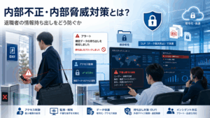 内部不正・内部脅威対策とは？退職者の情報持ち出しを防止する実務と進め方
